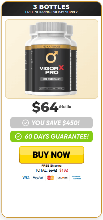 vigorx pro 3 bottles price